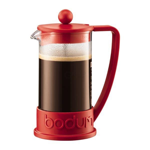 Bodum Френч-прес червоний, 0,35 л, Brazil | https://grandposuda.com.ua