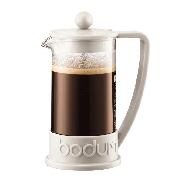 Bodum Френч-прес білий, 0,35 л, Brazil | https://grandposuda.com.ua