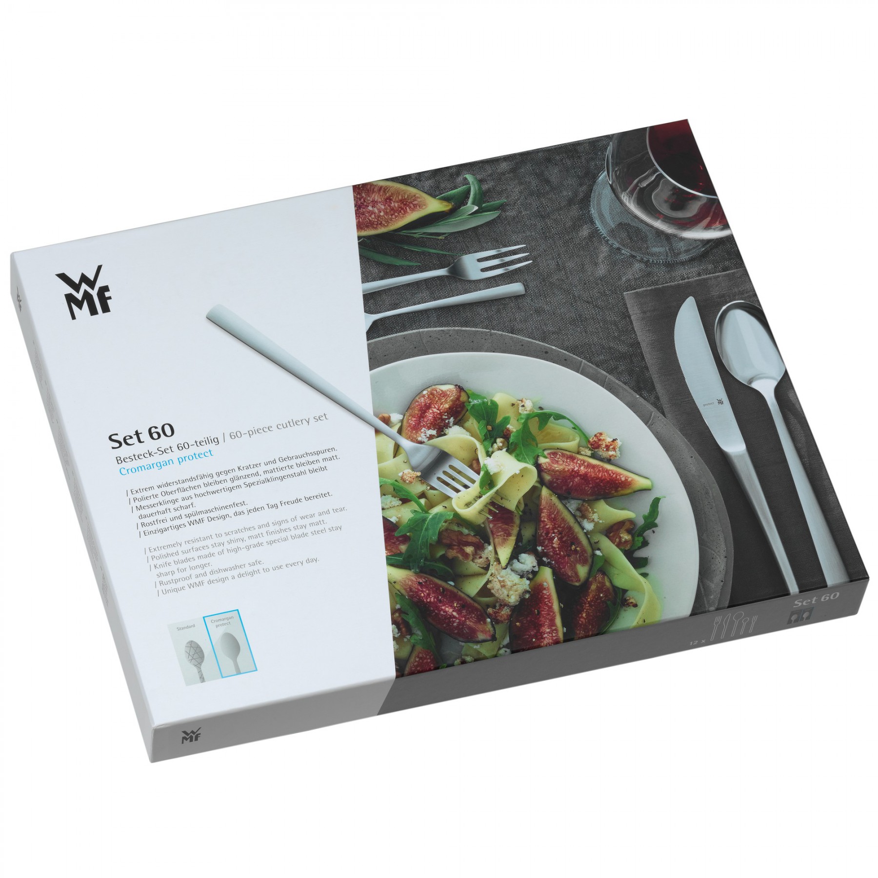 WMF Набор столовых приборов 60 предметов Atic Cromargan protect® | https://grandposuda.com.ua