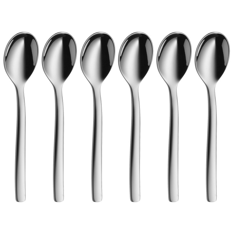 WMF Ложка для эспрессо набор 6 предметов Atic Cromargan protect® | https://grandposuda.com.ua