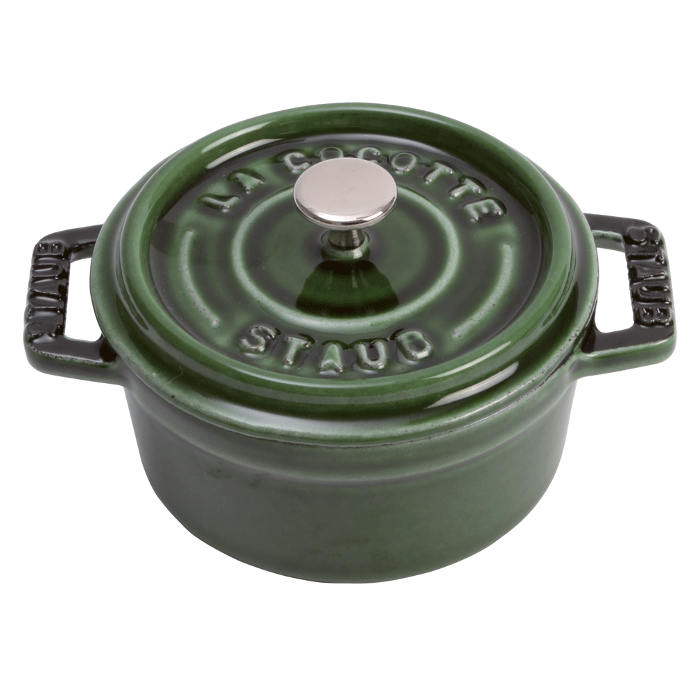 Staub Міні-каструля / жаровня з кришкою 10 см Basil | https://grandposuda.com.ua