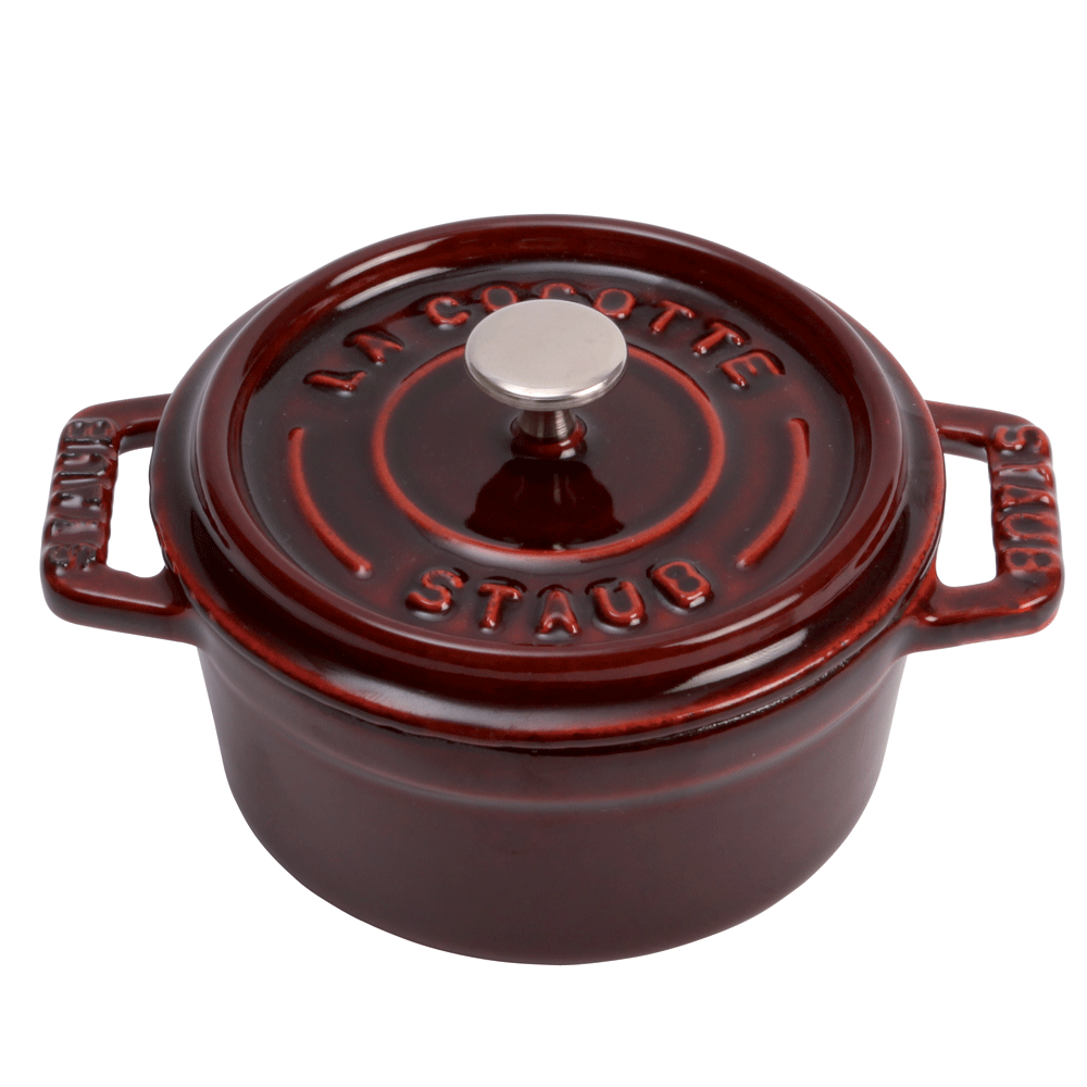 Staub Міні-каструля / жаровня з кришкою 10 см Grenadine | https://grandposuda.com.ua
