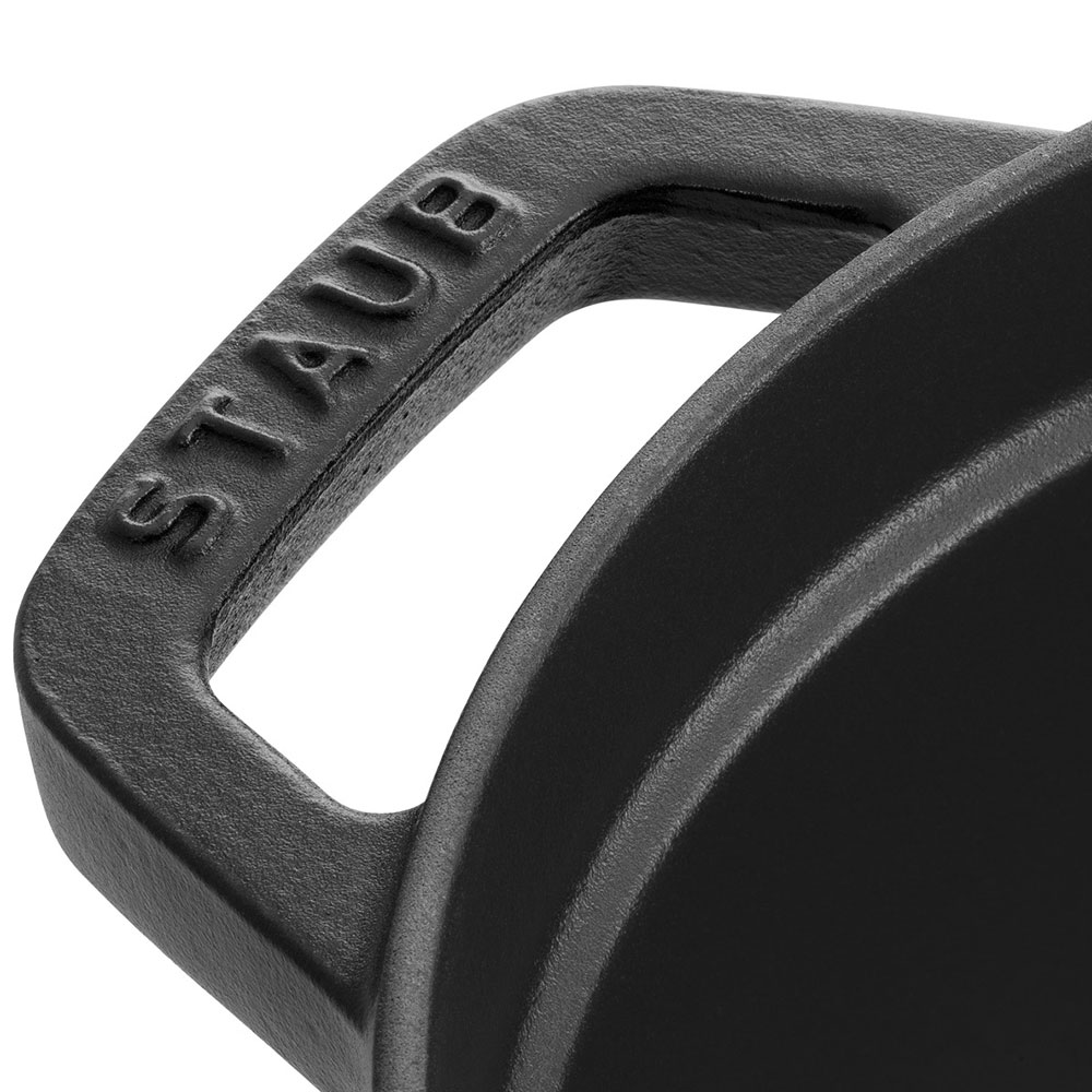 Staub Кокот овальний 29 см, чорний | https://grandposuda.com.ua