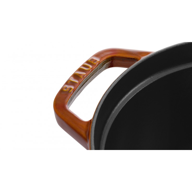 Staub Кокот овальний 29 см, кориця | https://grandposuda.com.ua