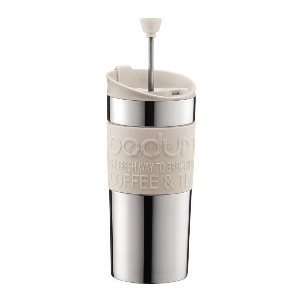 Bodum Термокружка молочна, 0,35 л, Travel Press | https://grandposuda.com.ua
