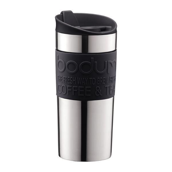 Bodum Кружка дорожня чорна, 0,35 л, Travel Mug | https://grandposuda.com.ua