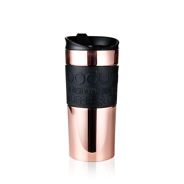 Bodum Кружка рожева, 0,35 л, Travel Mug | https://grandposuda.com.ua