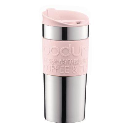 Bodum Кружка дорожня рожева, 0,35 л, Travel Mug | https://grandposuda.com.ua