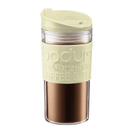 Bodum Кружка дорожная фисташковая с двойными стенками, 0,35 л, Travel Mug | https://grandposuda.com.ua
