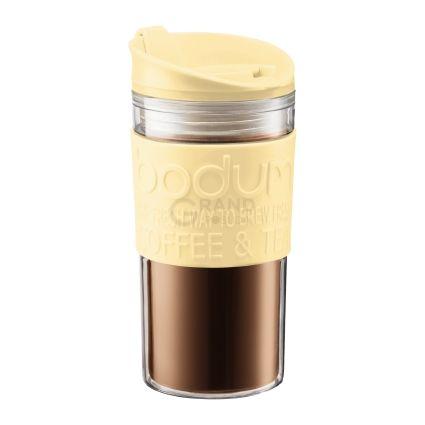 Bodum Кружка дорожня бананова з подвійними стінками, 0,35 л, Travel Mug | https://grandposuda.com.ua