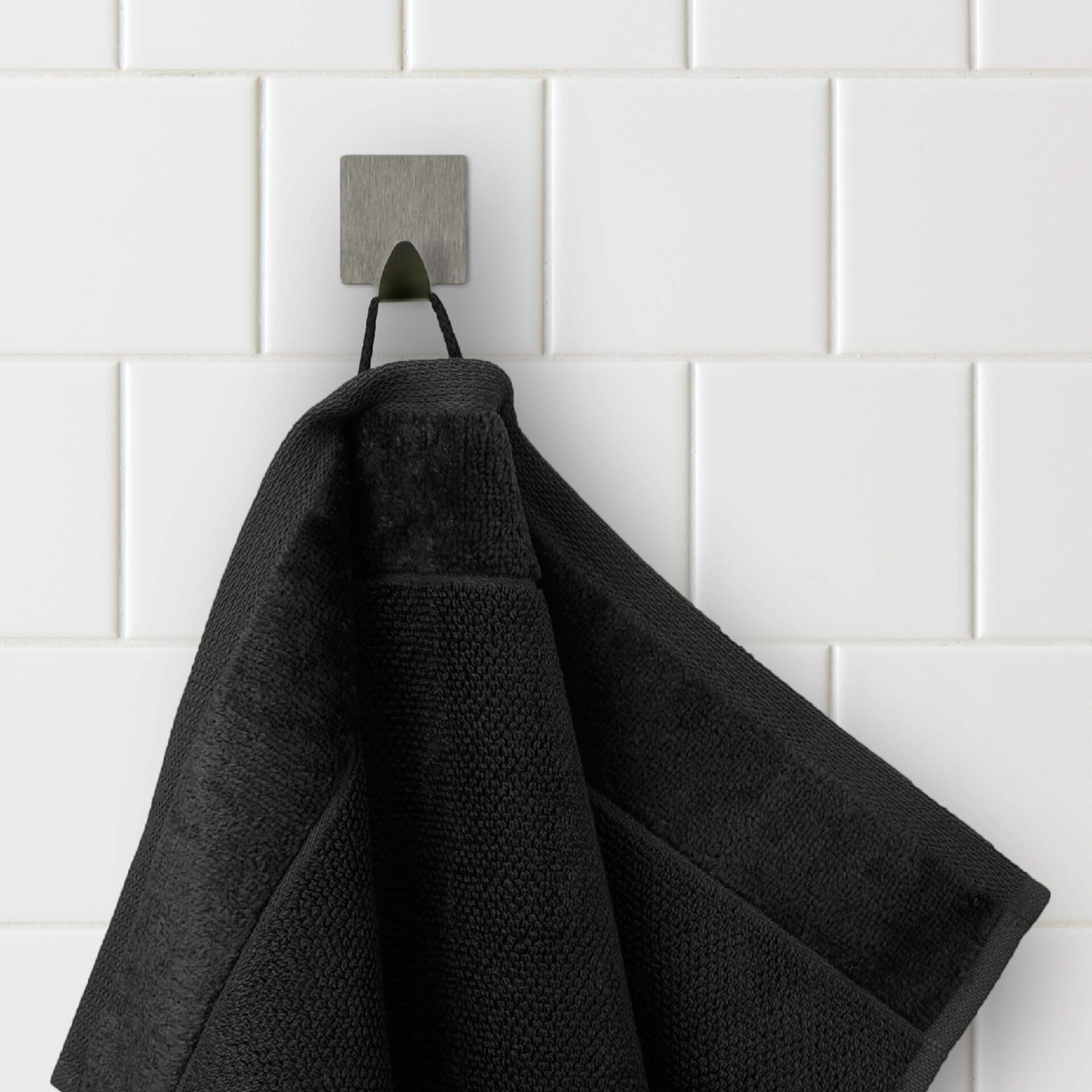 Рушник для гостей 30х50 см, чорний Bamboo Luxe Möve | https://grandposuda.com.ua