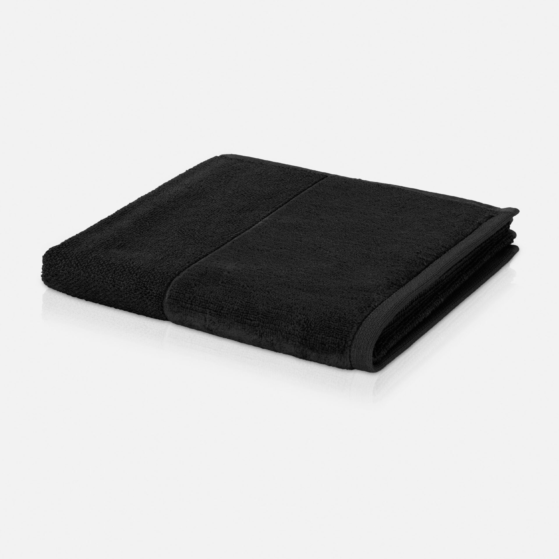 Рушник для гостей 30х50 см, чорний Bamboo Luxe Möve | https://grandposuda.com.ua