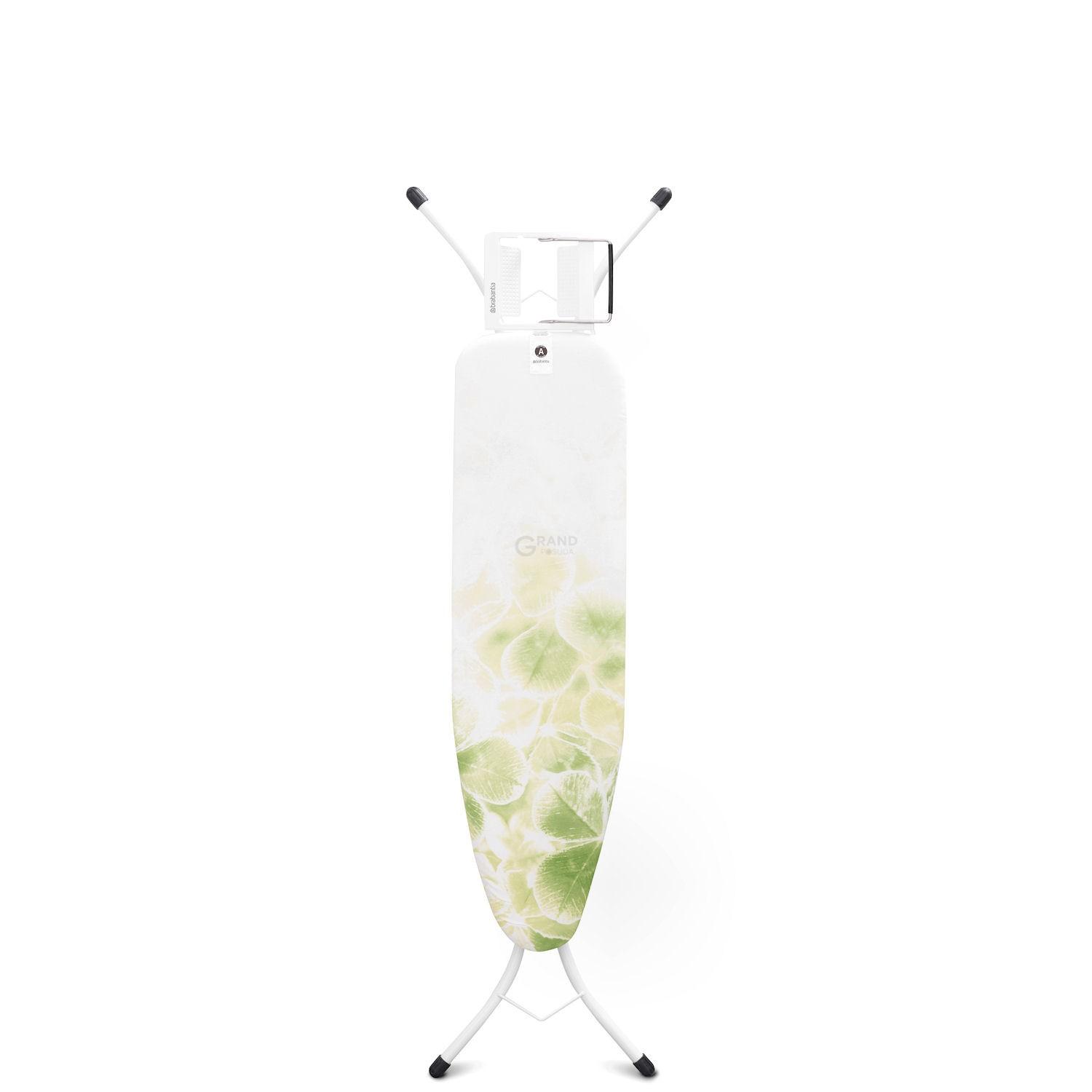 Brabantia Доска с подставкой для парового утюга 110 x 30 см (A) Leaf Clover | https://grandposuda.com.ua