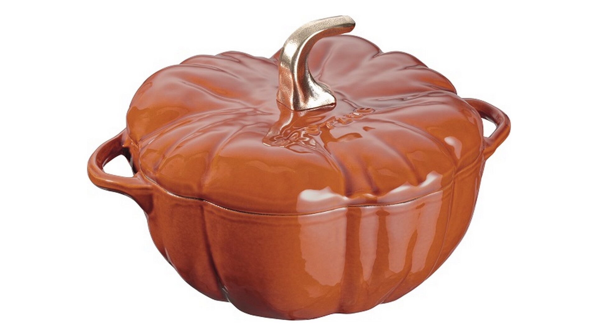 Staub Кокот Гарбуз 24 см | https://grandposuda.com.ua