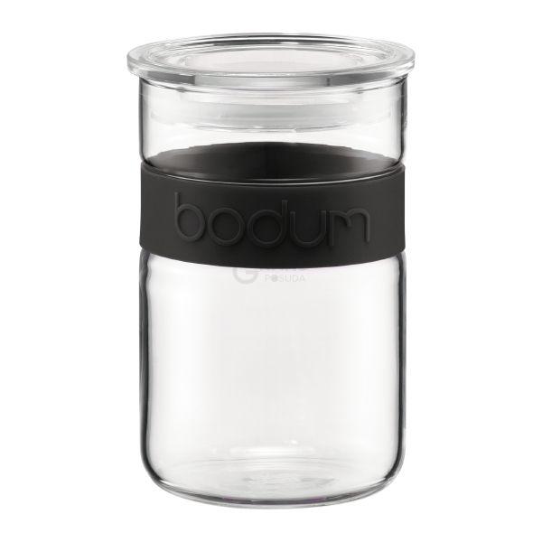 Bodum Ємність для зберігання чорна, 0,6 л, Presso | https://grandposuda.com.ua