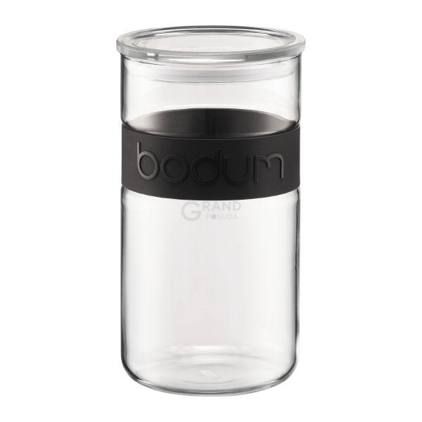 Bodum Ємність для зберігання чорна, 2 л, Presso | https://grandposuda.com.ua