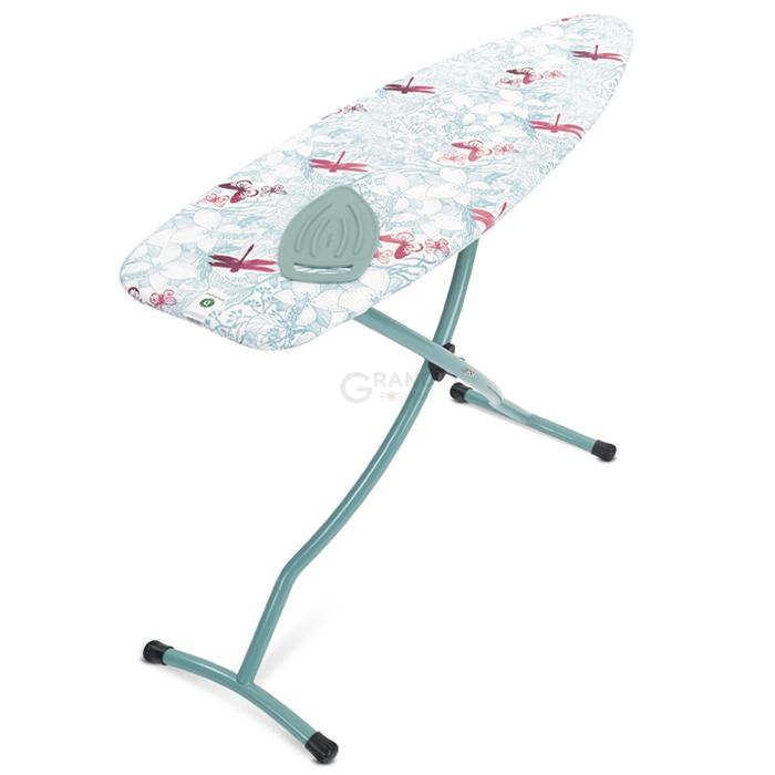 Brabantia Доска c силиконовой подставкой для утюга 135 x 45 cm (D) Botanical | https://grandposuda.com.ua