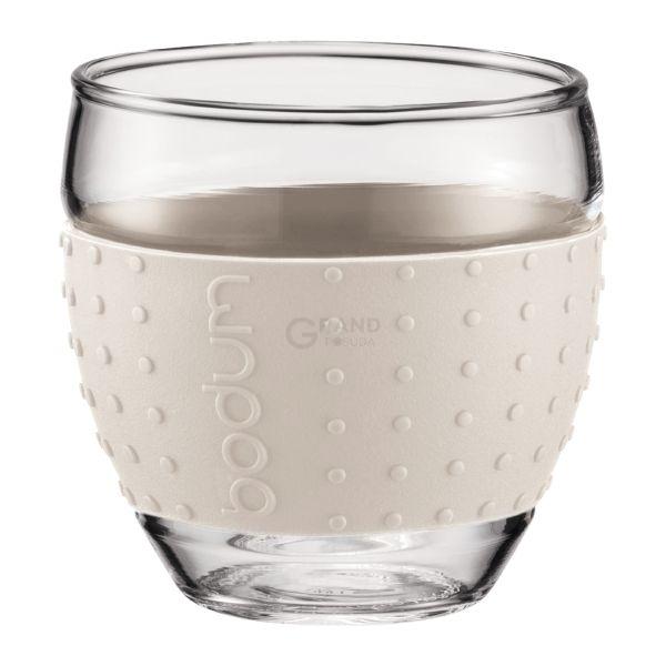 Bodum Набор стаканов с силиконовой защитой, 0,1 л, 2 предмета, Pavina | https://grandposuda.com.ua