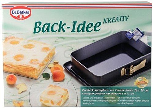 Dr. Oetker Форма для выпечки лазаньи разъемная 28 x 18 x 7 см Back - Idee Kreativ | https://grandposuda.com.ua