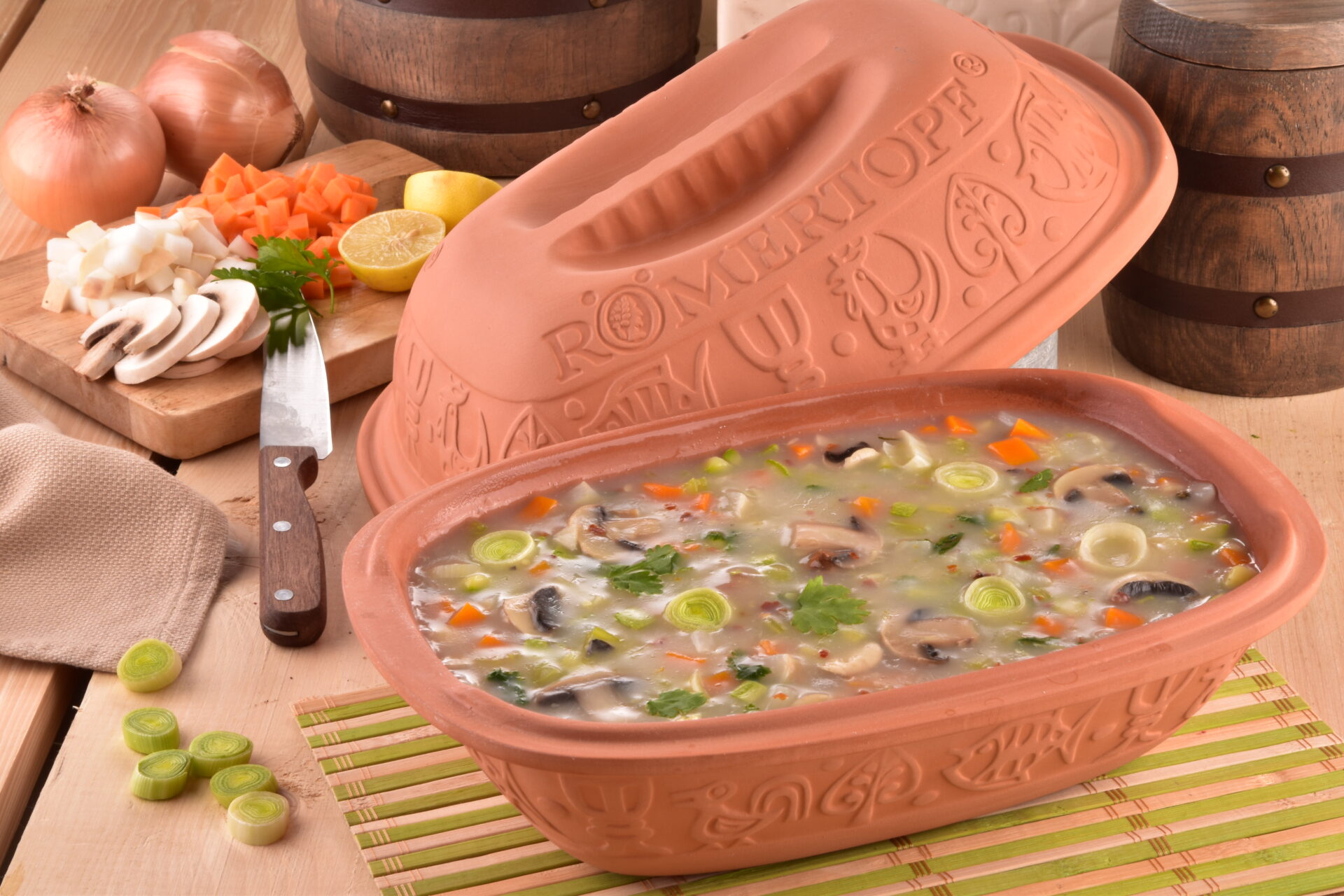 Römertopf Жаровня большая классическая, 39 х 19,5 х 27 см | https://grandposuda.com.ua