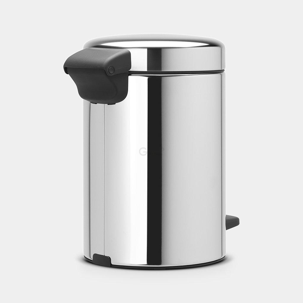 Brabantia Сміттєвий бак з педаллю 3 л безшумний сталевий глянсовий NewIcon | https://grandposuda.com.ua