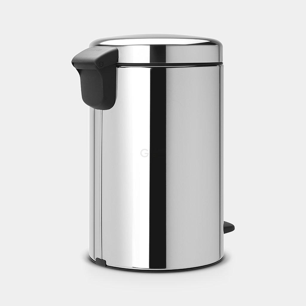 Brabantia Сміттєвий бак з педаллю 12 л безшумний сталевий глянсовий NewIcon | https://grandposuda.com.ua