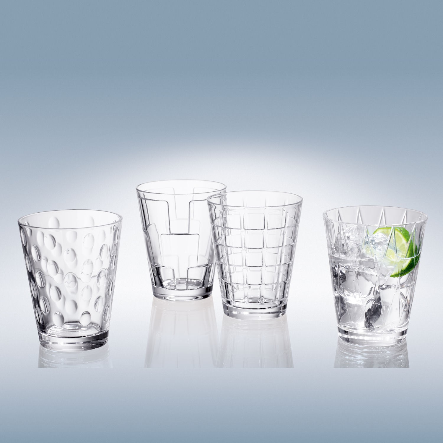 Villeroy & Boch Набір склянок 0,31 л 4 предмета Dressed Up | https://grandposuda.com.ua