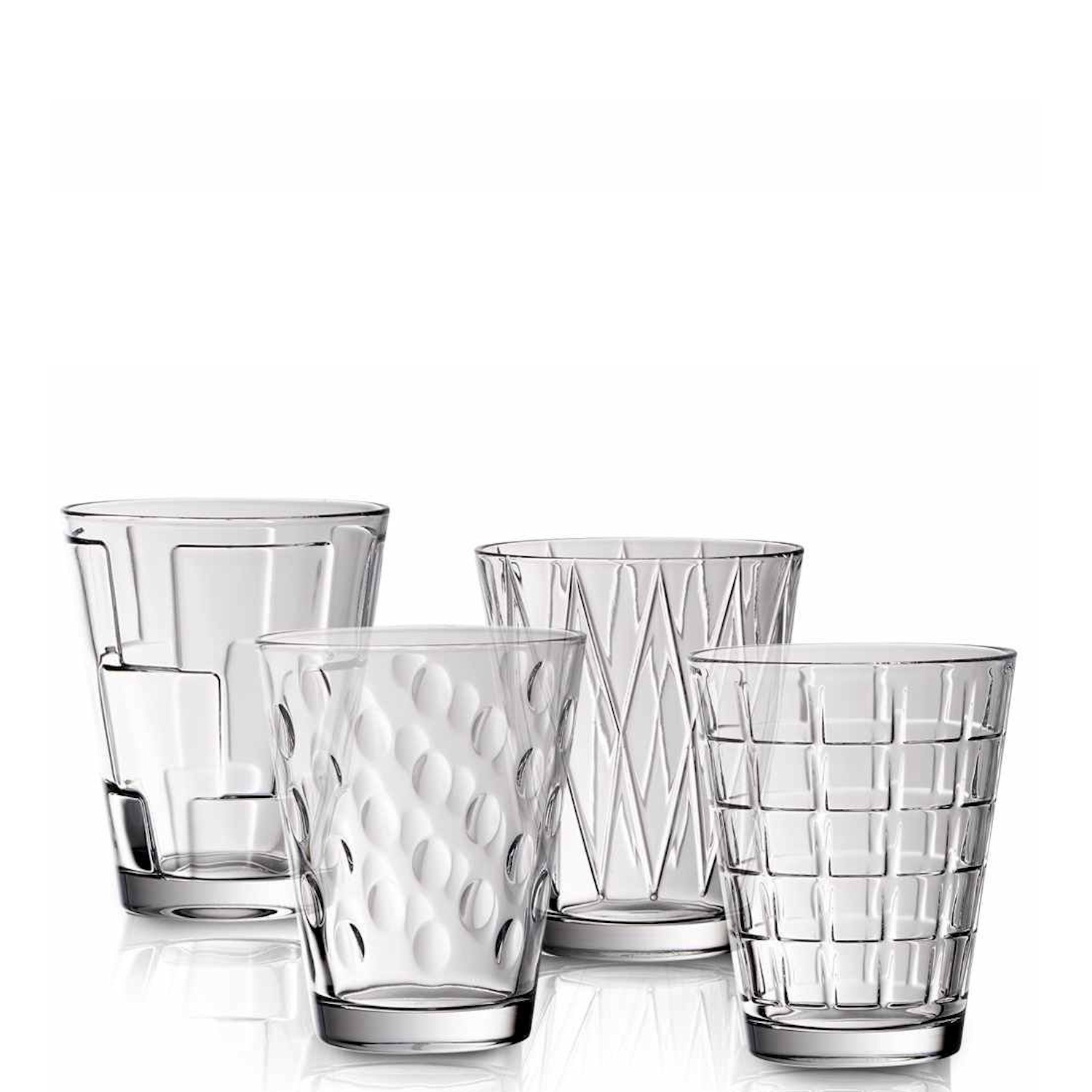 Villeroy & Boch Набор стаканов 4 предмета прозрачные Dressed Up | https://grandposuda.com.ua