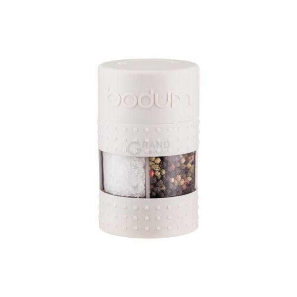 Bodum Млин для солі та перцю біла Bistro | https://grandposuda.com.ua