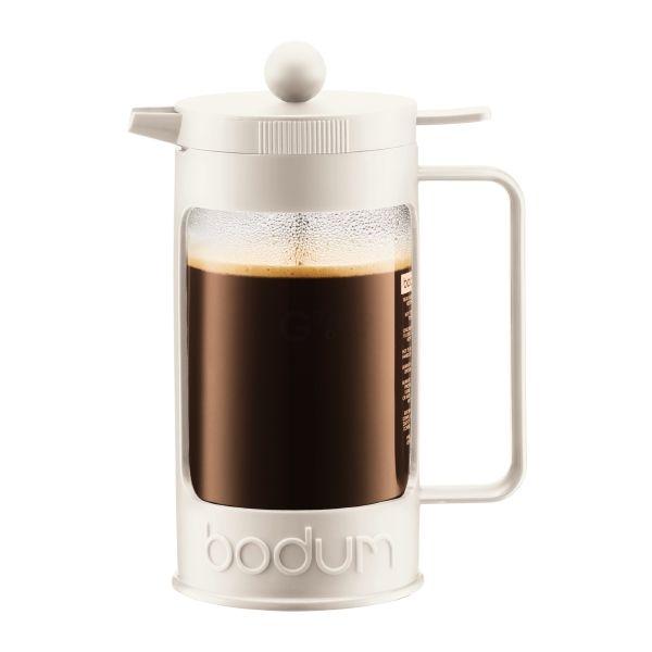 Bodum Френч-прес 1 л білий Bean | https://grandposuda.com.ua