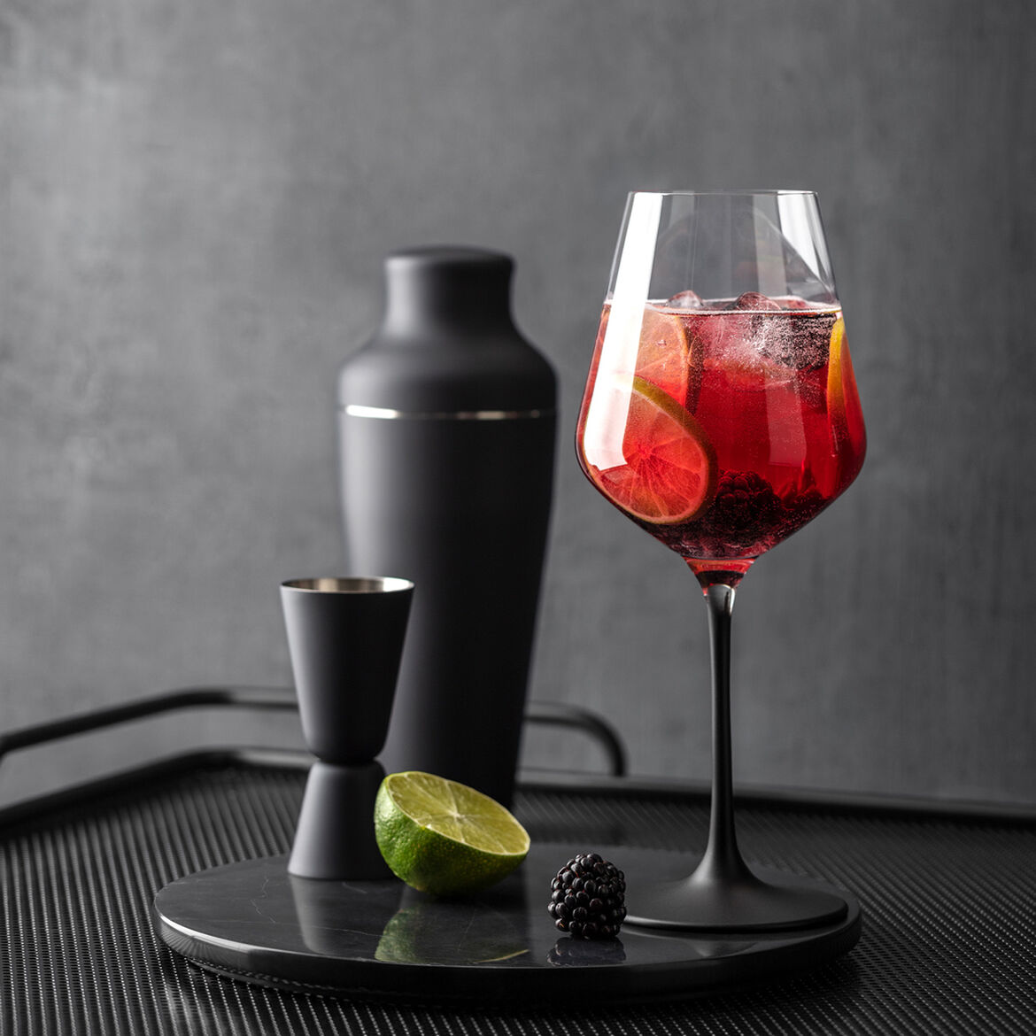 Villeroy & Boch Набір з 4 келихів для червоного вина 470 мл Manufacture Rock | https://grandposuda.com.ua