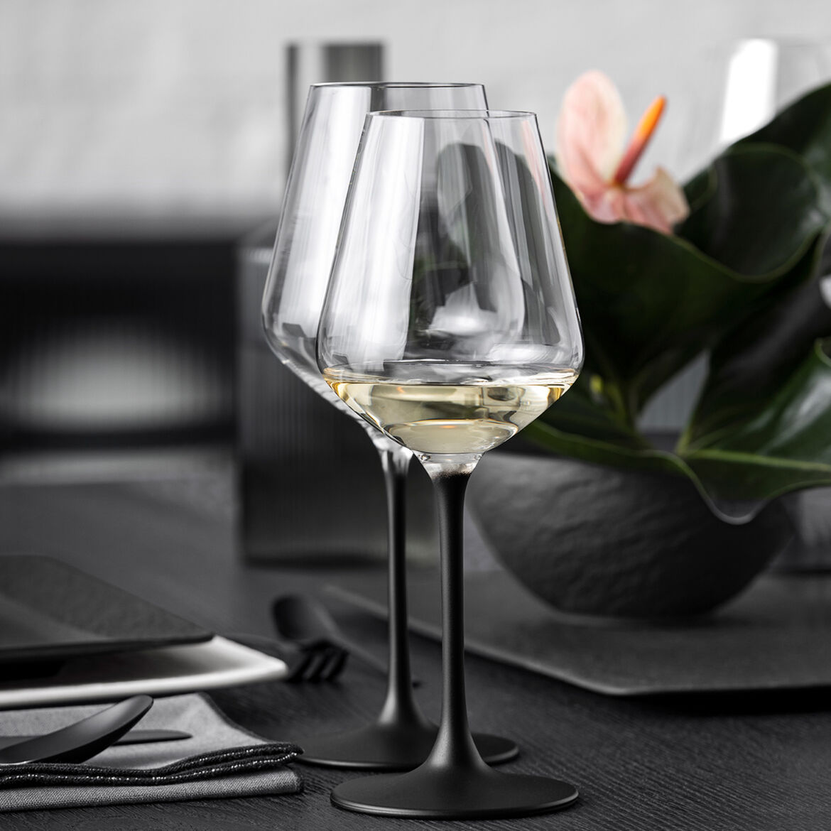 Villeroy & Boch Набір з 4 келихів для червоного вина 470 мл Manufacture Rock | https://grandposuda.com.ua