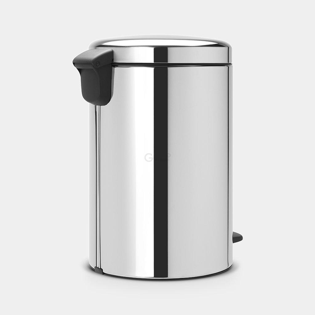 Brabantia Сміттєвий бак з педаллю 20 л безшумний сталевий глянсовий NewIcon | https://grandposuda.com.ua