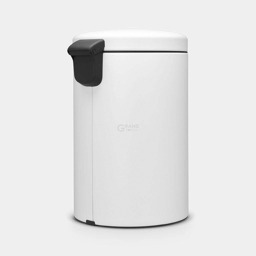 Brabantia Сміттєвий бак з педаллю 20 л безшумний мінерально-білий NewIcon | https://grandposuda.com.ua