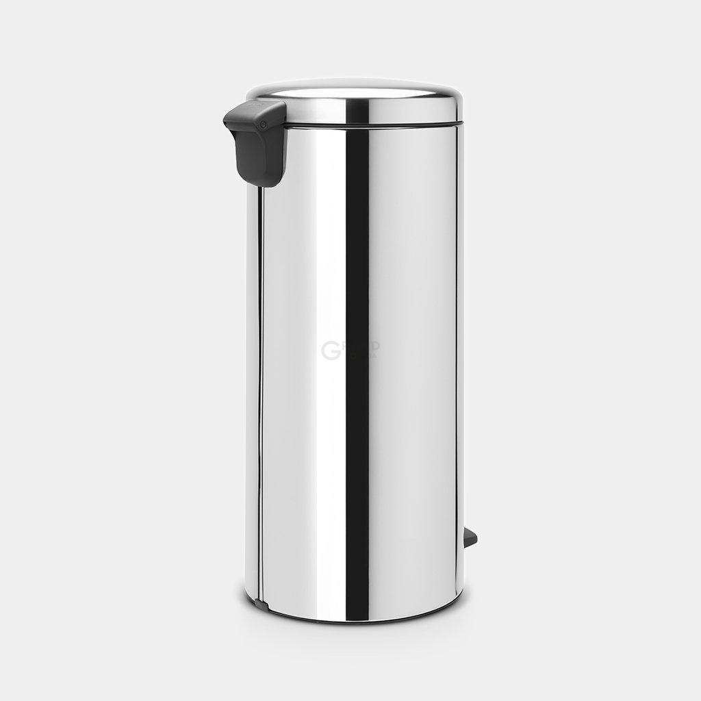 Brabantia Сміттєвий бак з педаллю 30 л безшумний сталевий глянсовий NewIcon | https://grandposuda.com.ua