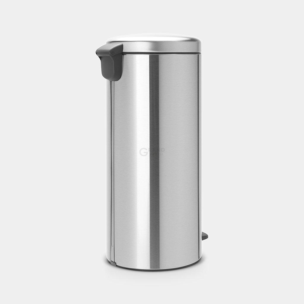 Brabantia Сміттєвий бак з педаллю 30 л безшумний сталевий матовий NewIcon | https://grandposuda.com.ua
