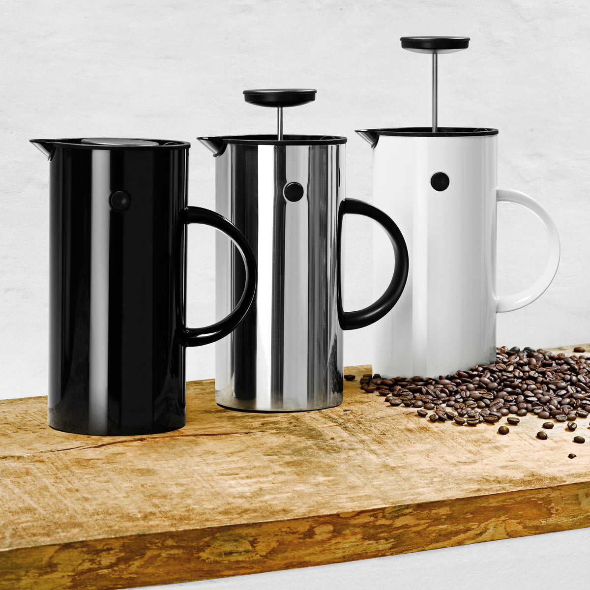 Френч-пресс 1 л черный EM Stelton | https://grandposuda.com.ua