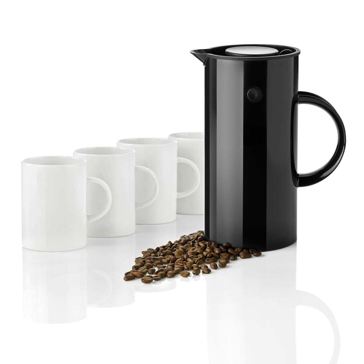 Френч-пресс 1 л черный EM Stelton | https://grandposuda.com.ua