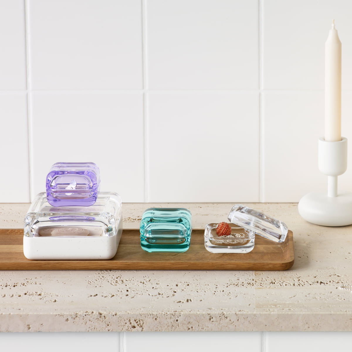 Iittala Лоток 1,5х13,3х37,8 см світло-коричневий Vitriini | https://grandposuda.com.ua