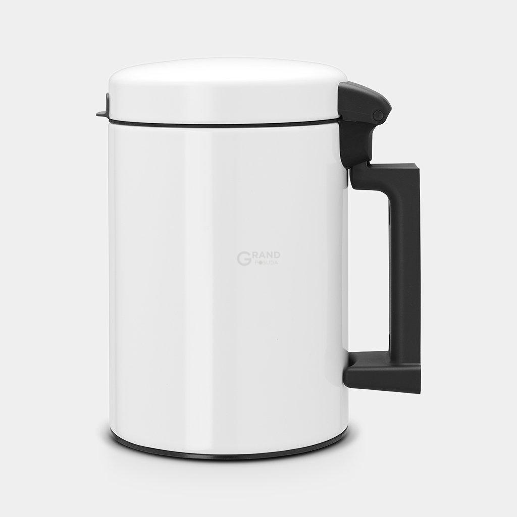 Brabantia Настенный мусорный бак 3 л белый NewIcon | https://grandposuda.com.ua