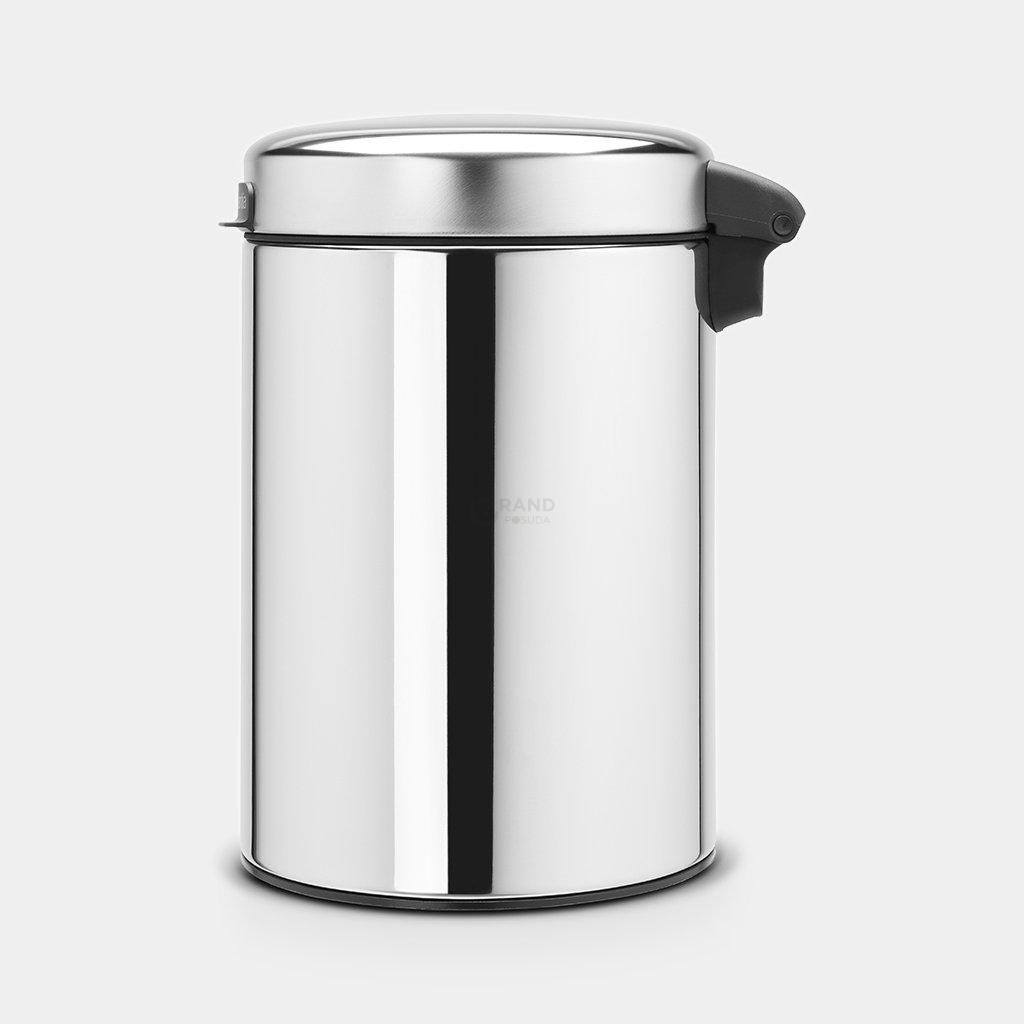 Brabantia Настінний сміттєвий бак 3 л сталевий глянсовий NewIcon | https://grandposuda.com.ua