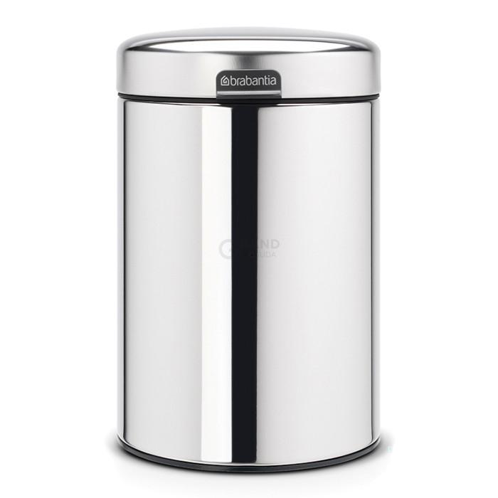 Brabantia Настінний сміттєвий бак 3 л сталевий глянсовий NewIcon | https://grandposuda.com.ua