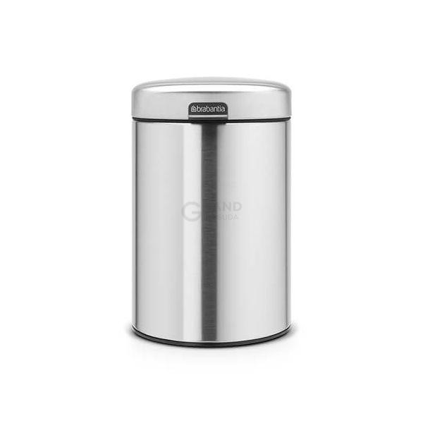 Brabantia Настінний сміттєвий бак 3 л сталевий матовий NewIcon | https://grandposuda.com.ua