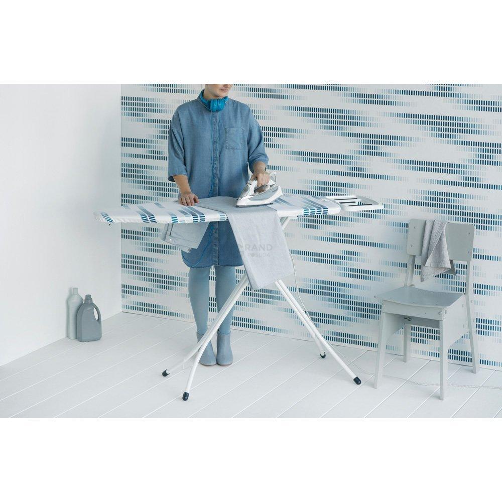 Brabantia Дошка зі стаціонарної підставкою для парової праски 124 x 38 см (B) MUSIC | https://grandposuda.com.ua