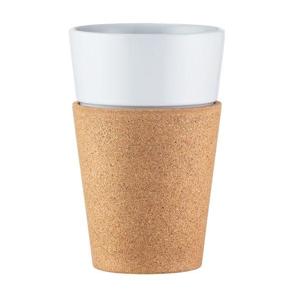 Bodum Набор кружек с пробковой защитой 0,6 л, 2 предмета, Bistro | https://grandposuda.com.ua