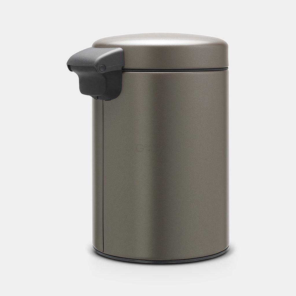 Brabantia Настінний сміттєвий бак 3 л платиновий NewIcon | https://grandposuda.com.ua