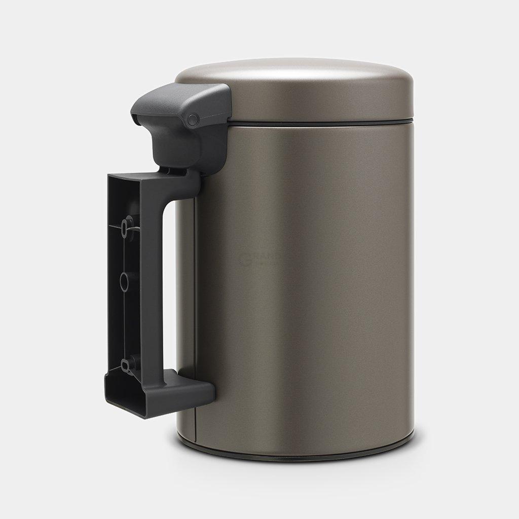 Brabantia Настінний сміттєвий бак 3 л платиновий NewIcon | https://grandposuda.com.ua