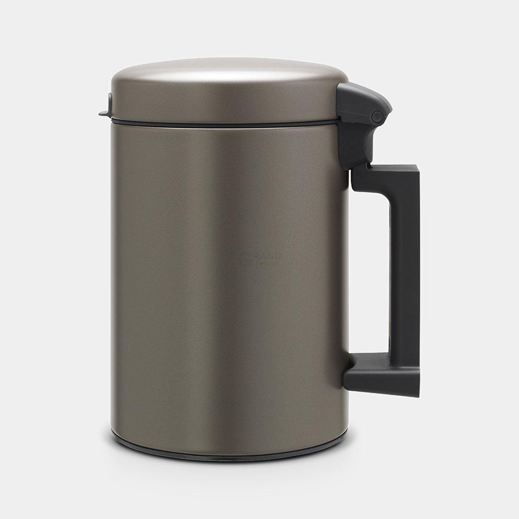 Brabantia Настінний сміттєвий бак 3 л платиновий NewIcon | https://grandposuda.com.ua