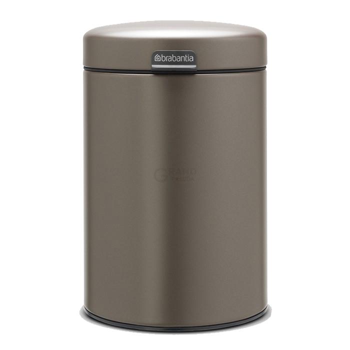 Brabantia Настінний сміттєвий бак 3 л платиновий NewIcon | https://grandposuda.com.ua