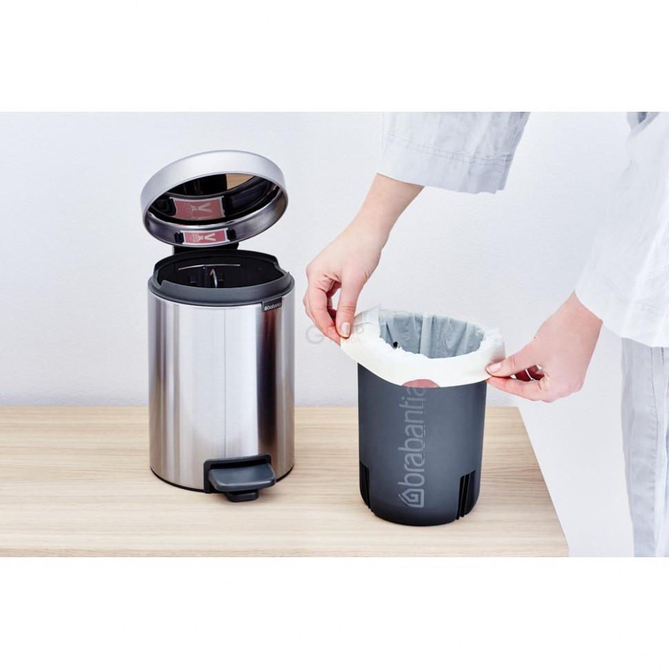 Brabantia Пакети для сміття, 3 л, розмір V 60 шт білих | https://grandposuda.com.ua